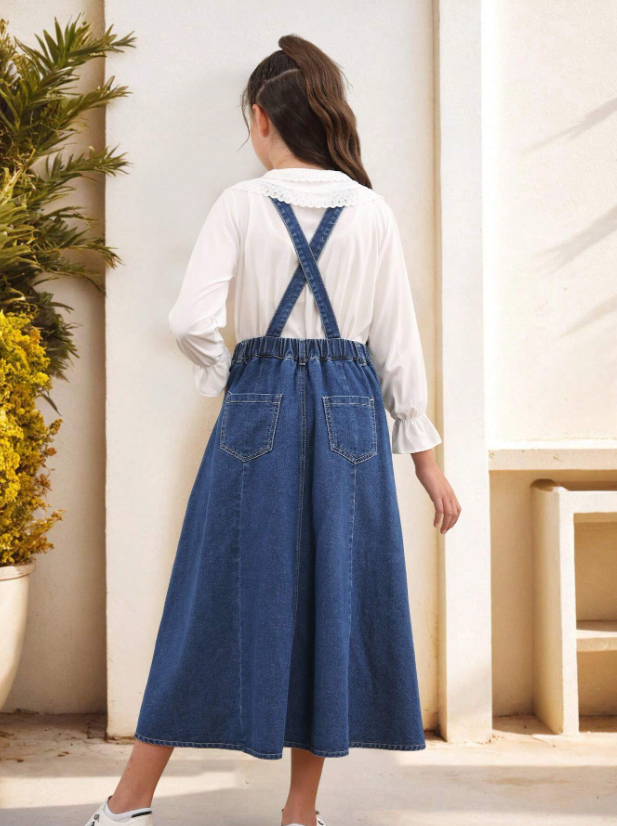 Stylish Long Denim OOTD
