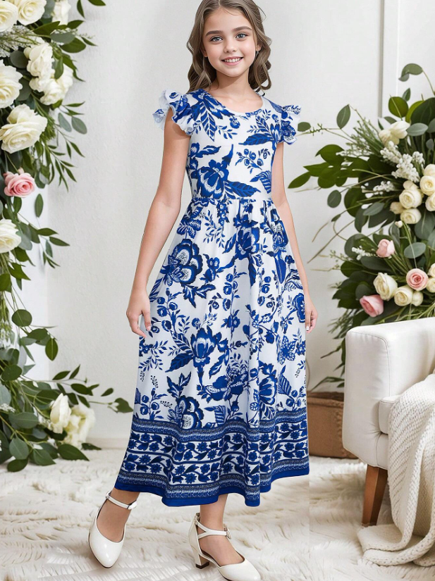 Colorful Printed Dress