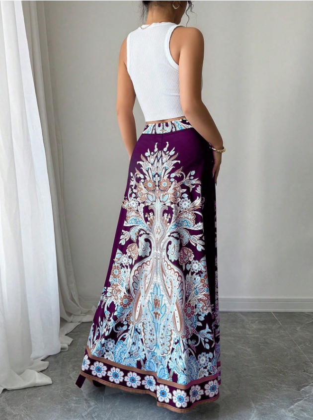 Soft Elegant Prints Skirt