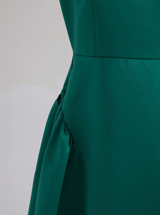 Pearly Satin Detailed Dress