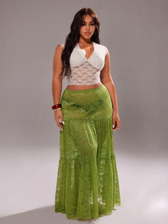 Lace Swim Coverup