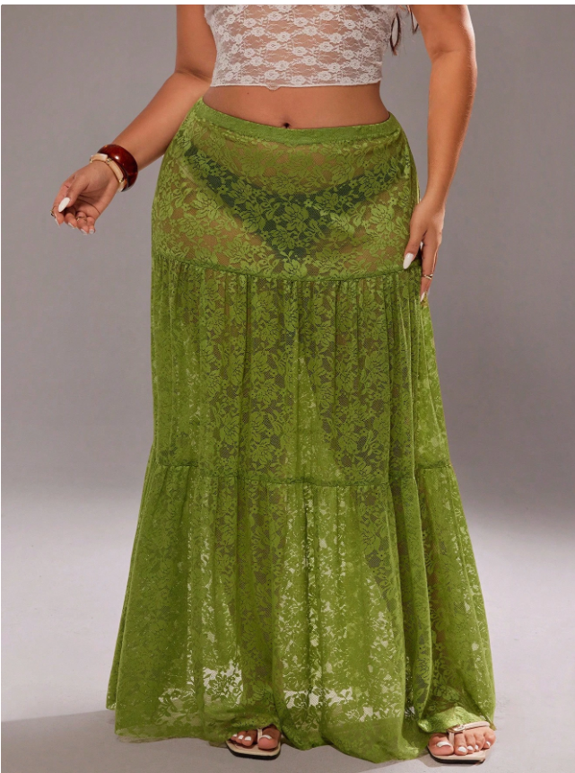 Lace Swim Coverup