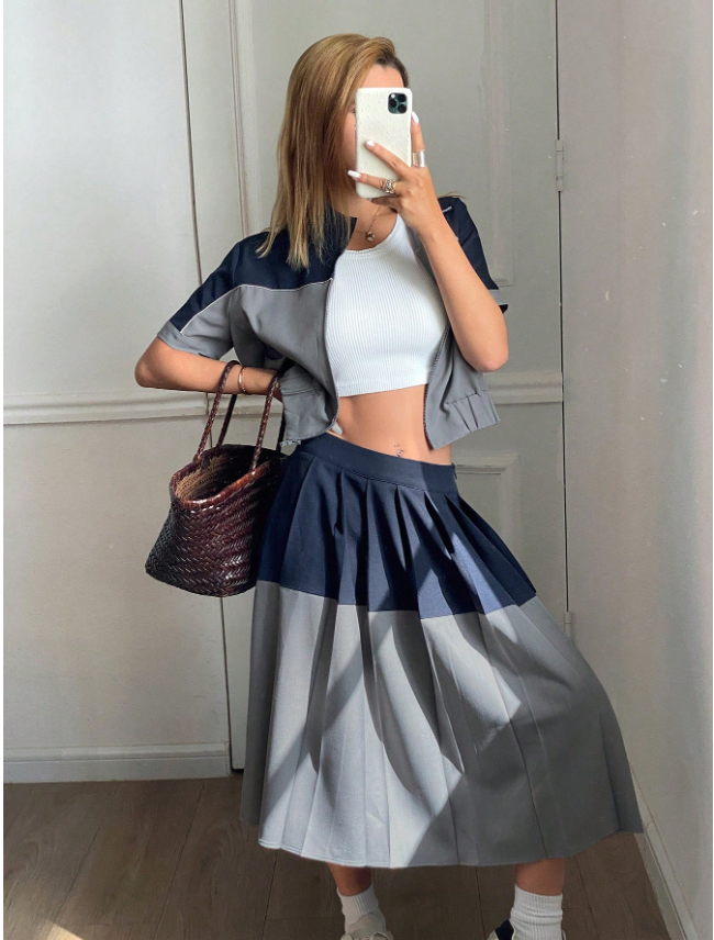 School Preppy 2pc OOTD