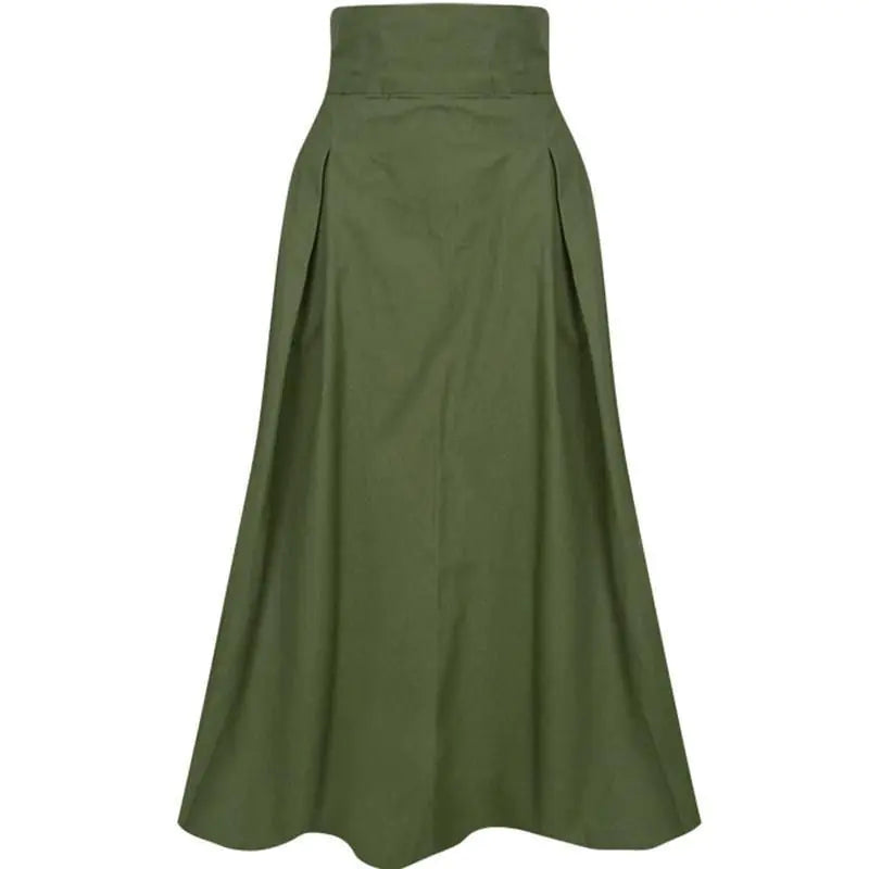 Elegant High Waist Make a Statement Skirt