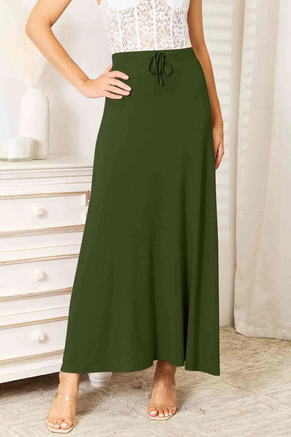 Basic Soft Maxi Skirt