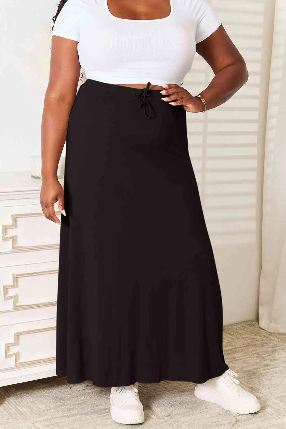 Basic Soft Maxi Skirt