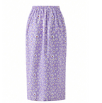 Pleasantly Floral Midi Skirt (Plus Size)