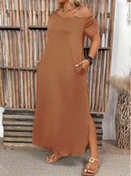 Embellished Shoulder Dress Plus