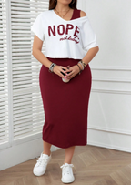 Not Today Top & Tank Dress