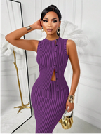 Into Sleek Stripes Top and Bottom