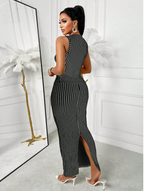 Into Sleek Stripes Top and Bottom