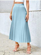 Sophistication via Colorful Pleats