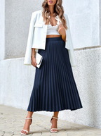 Sophistication via Colorful Pleats