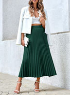 Sophistication via Colorful Pleats