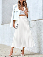 Sophistication via Colorful Pleats