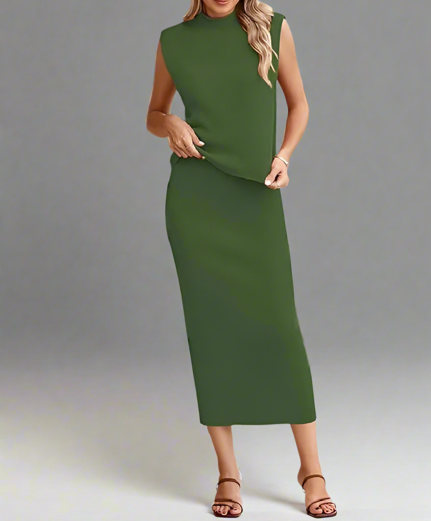 Sophisticated Knit Top & Bottom