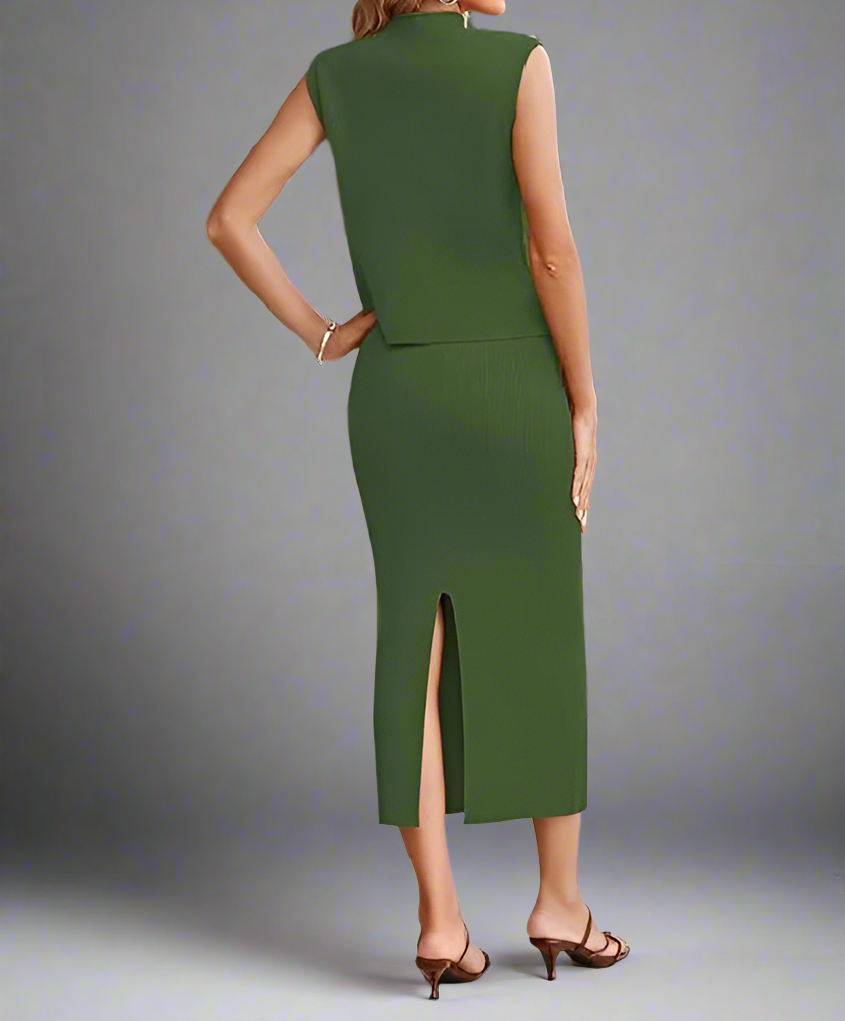 Sophisticated Knit Top & Bottom