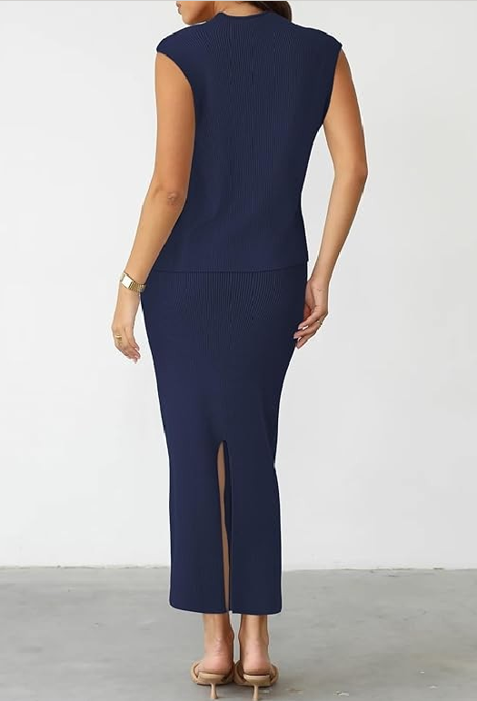 Sophisticated Knit Top & Bottom