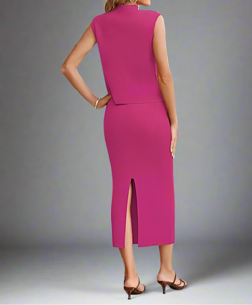 Sophisticated Knit Top & Bottom