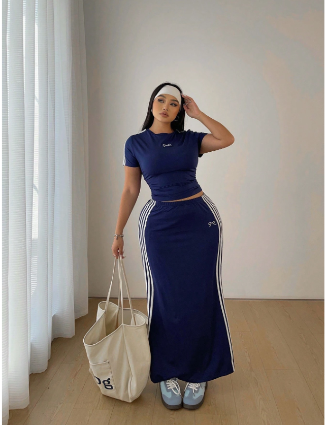 Sporty 2pc Jersey PLUS