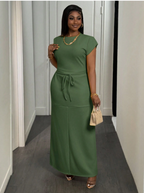 Plush Top & Skirt OOTD PLUS