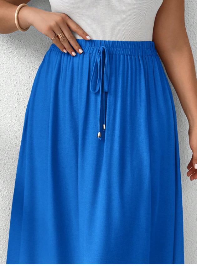 Jewel Color Tone Skirt PLUS