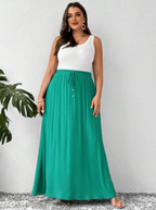 Jewel Color Tone Skirt PLUS