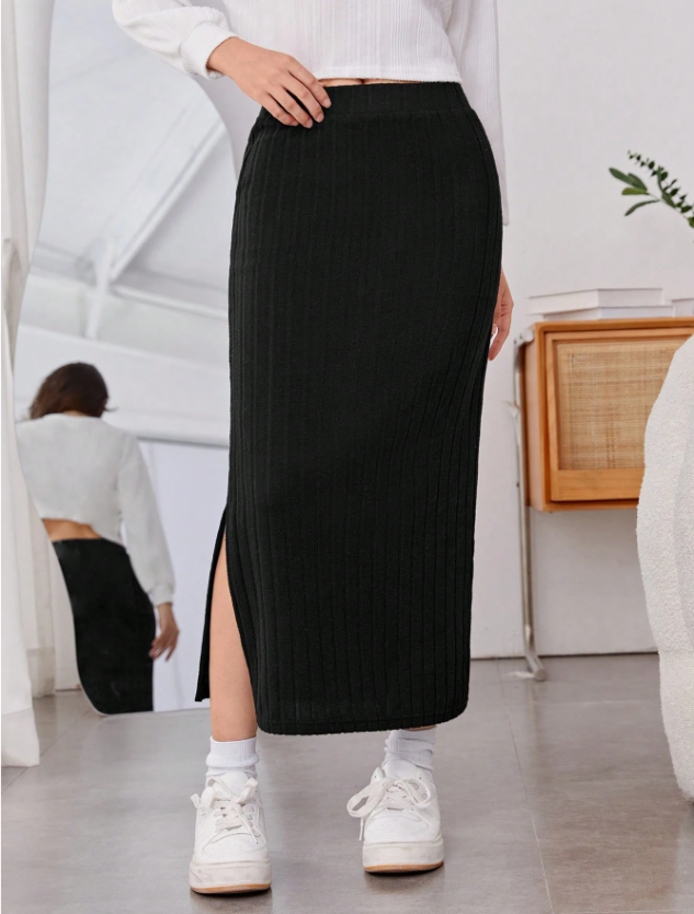 Basic Slim Stretch Skirt GIRLS