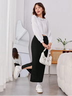 Basic Slim Stretch Skirt GIRLS