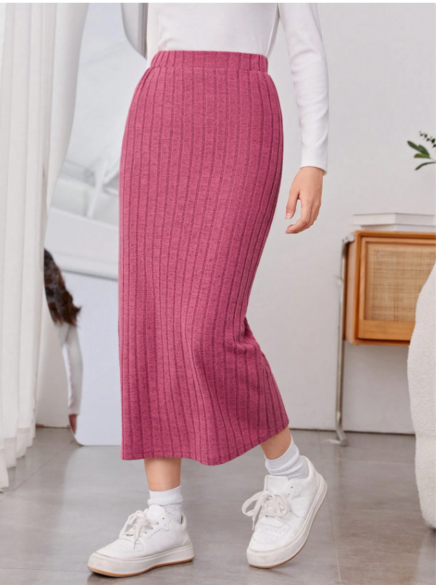 Basic Slim Stretch Skirt GIRLS