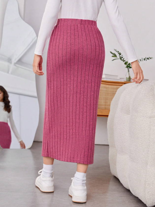 Basic Slim Stretch Skirt GIRLS
