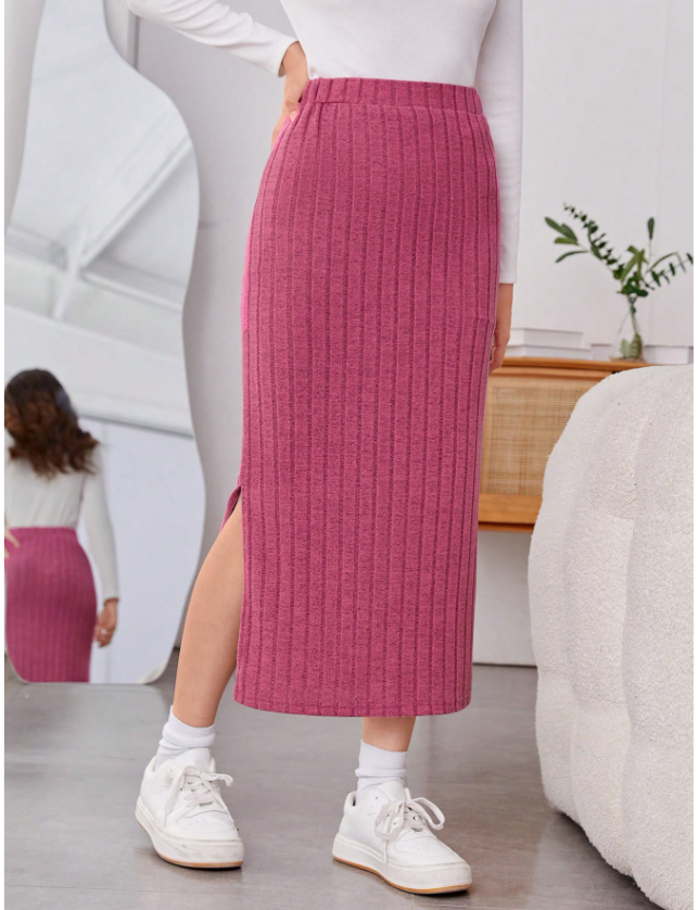 Basic Slim Stretch Skirt GIRLS