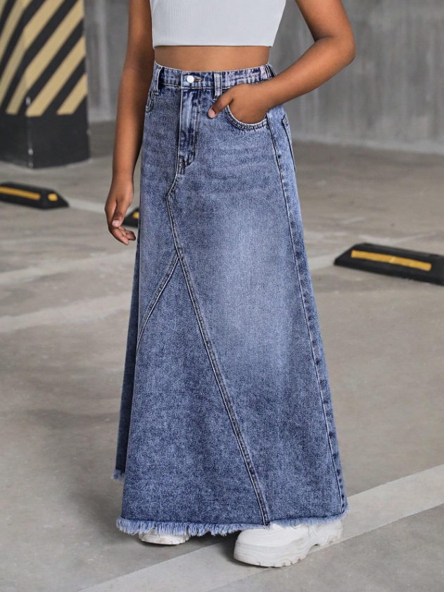 Denim Jean Designer Skirt