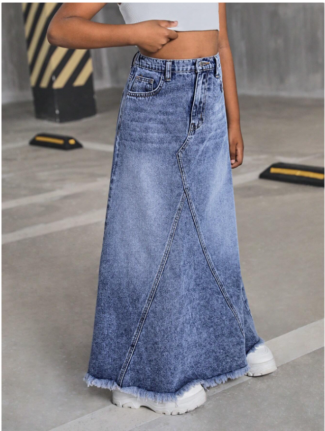 Denim Jean Designer Skirt