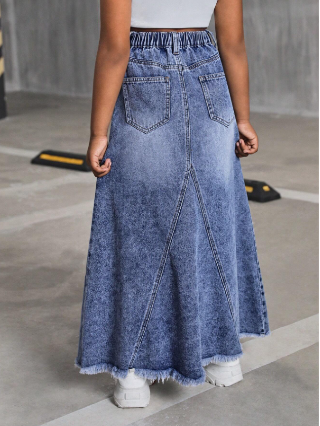 Denim Jean Designer Skirt