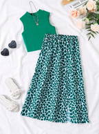 Lots of Pretty Prints Skirt & Basic Top