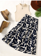 Lots of Pretty Prints Skirt & Basic Top