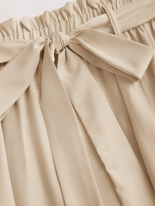 Fashioned with a Bow Skirt