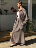 Long Sleeve Lounging in Linen