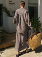 Long Sleeve Lounging in Linen