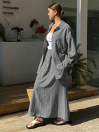 Long Sleeve Lounging in Linen