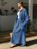 Long Sleeve Lounging in Linen