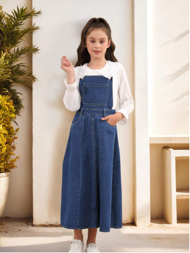 Stylish Long Denim OOTD