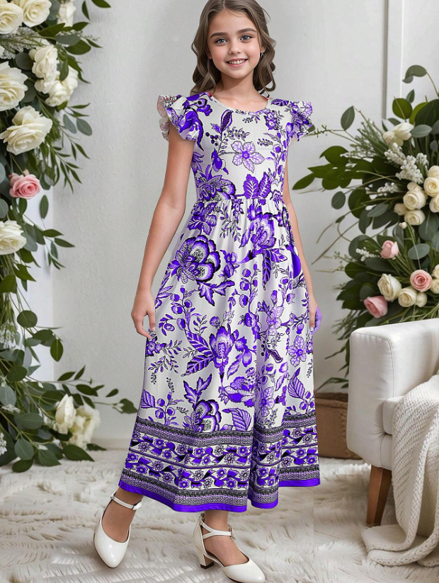 Colorful Printed Dress