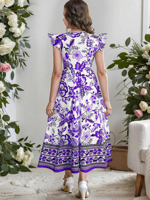 Colorful Printed Dress