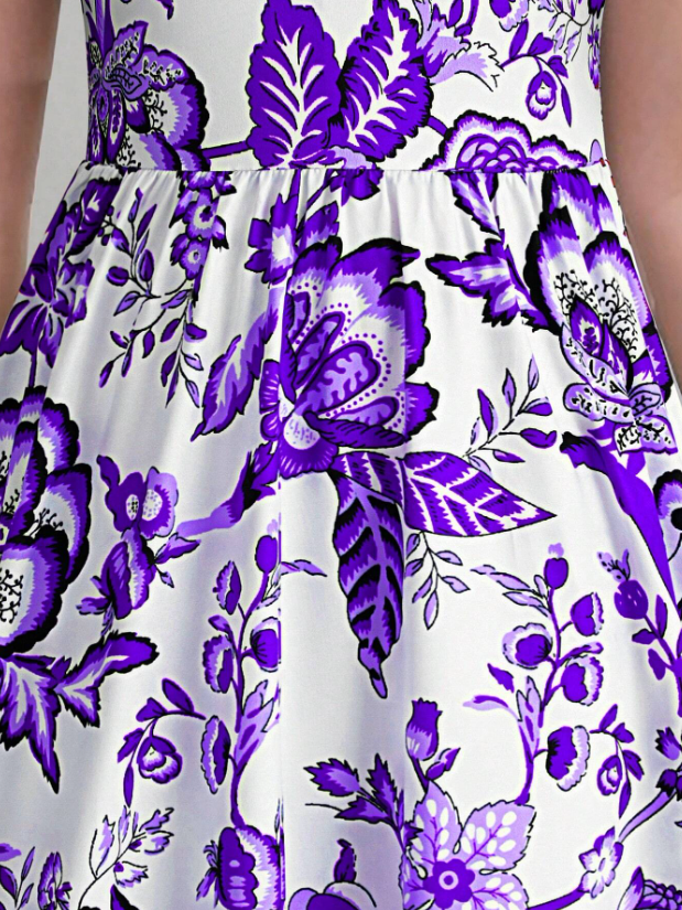Colorful Printed Dress