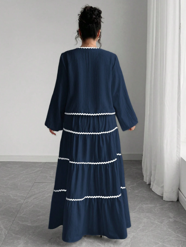 Woven Long Sleeve & Skirt PLUS