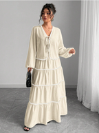Woven Long Sleeve & Skirt PLUS