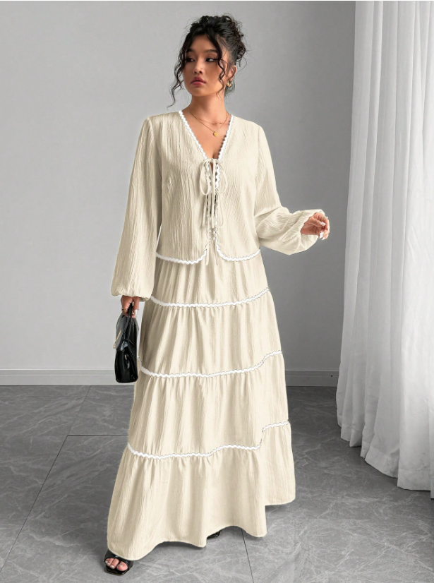 Woven Long Sleeve & Skirt PLUS