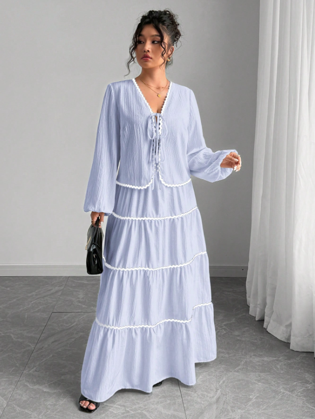 Woven Long Sleeve & Skirt PLUS